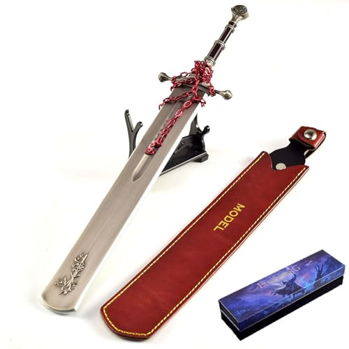 Wonsunte Elden Rings Marais Executioner's Sword-Modell Mit Box 30 cm / 11,8 Zoll Komplett Aus Metall Spielfiguren-Sammlerstück Schreibtischdekoration Geschenk Für Spielefans