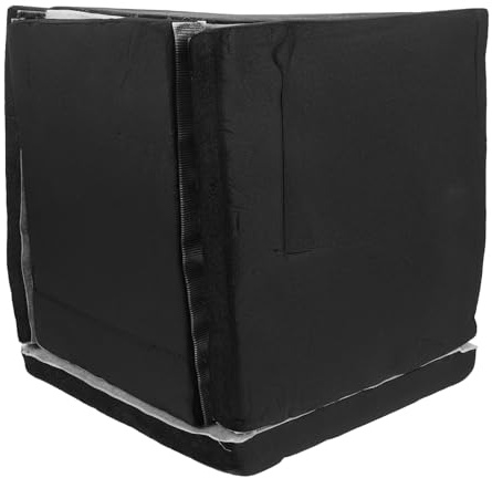 Schalldichte Kasten 28x25cm aus Schwamm für Druckerhöhungspumpen | Schwarze Schaumstoff Ausführung, Einfache Montage, Platzsparende Bauweise, Stabile Konstruktion für Generatoren