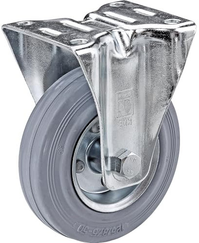 Wicke | Vollgummi-Reifen spurlos | Rad-Ø x Breite 160 x 40 mm | Bockrolle