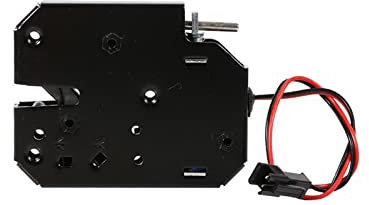 Elektroschloss Mini 12 V 2A Elektromagnetisch Schublade Schließfächer Intelligente Kohlenstoffstahl Schwarz Latch für Schloss Sicherheitssystem