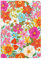 Legami - Notizbuch, liniert, klein, A6, 80 Seiten, FSC®-zertifiziertes Papier, Papier 100 g/m², 9 x 13,5 cm, Thema Flowers