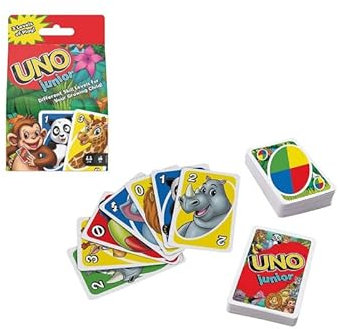 Mattel Games UNO Junior, Kartenspiel, Kinderspiel, Familienspiel