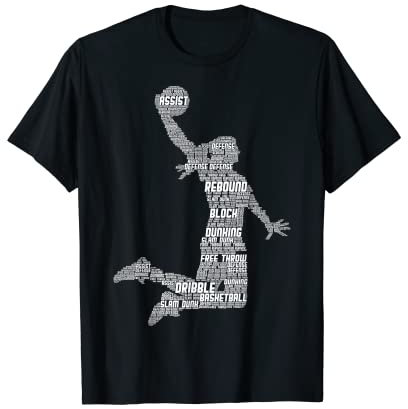 Basketball Mädchen Basketballerin Damen Kinder T-Shirt