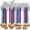 CREATCABIN Laufmedaillenhalter Sport Display Aufhänger Preis Metall Lanyard Halter Robuster Wandmontierter Läufer Athleten Spieler Gymnastik Geschenk Über 60 Medaillen Olympia