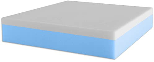 Pieza de Espuma a Medida 60 x 120 x 12 cm - Densidad 25 kg/m3 Extrafirme con 3 cm de Viscoelástica, para tapizar, sofás, colchones, Cojines, sillas