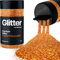 Hemway Premium Glitter Shaker - Copper Holographic | Fine Metallic Flake Sequins for Resin & Epoxy Crafts | Craft Supplies for Tumblers, Festival, Hair, Face, Body, Eye & Nail Art | 130 g
