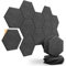 Hexagon Akustikplatten Selbstklebend 12 Stück Schalldämmung Schallschutz Wand hoher Dichte Akustikschaumstoff für Wand Decken Holz & Tür Schallabsorber Akustikplatte 30×26×0.9cm