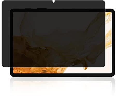 LanQii Sichtschutz Kompatibel mit Samsung Galaxy Tab S8 2022 11 Zoll, PET Blickschutzfilter, 360-Grad Privacy Displayschutz Anti-Spy Schutzfolie für Samsung Galaxy Tab S8 2022 11 Zoll