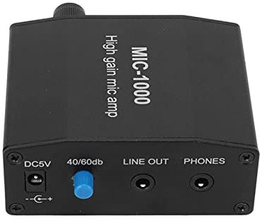 Source et Conditionnement Microphone Amplificateur Micro pour Ampli Audio Haut Gain 1000 Fois Amplification Kit D'accessoires Préamplis