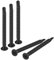 QUARKZMAN ST4,8x70mm Tôle Métal Vis, 50pcs Noir Oxyde 410 Inox Acier Plat Tête Phillips Entraînement Auto Perçage Vis