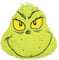 sarcia.eu Grinch Grünes Dekokissen, weich 38x40 cm Oeko-TEX