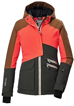 Killtec Mädchen Ksw 405 Grls Ski Jckt Skijacke/Funktionsjacke mit Kapuze und Schneefang