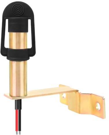 AOHEWEI Soporte de montaje de baliza, soporte de metal flexible para poste DIN con cable y tapa protectora para carretilla elevadora, tractor, luz de advertencia giratoria intermitente | Con cable y tapa protectora para carretilla elevadora, tractor, luz de advertencia giratoria intermitente
