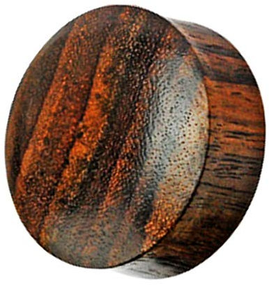 Piersando Ohr Plug Piercing Ear Flesh Tunnel Ohrpiercing Schmuck Ohrplug aus Organic Holz Braun Big Gauge 22mm