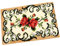 Formteppich Knüpfteppich Knüpfset Knüpfpackung zum Selber Knüpfen Teppich für Kinder, Erwachsene oder Anfänger, Latch Hook Kits 50x36cm - Blumen