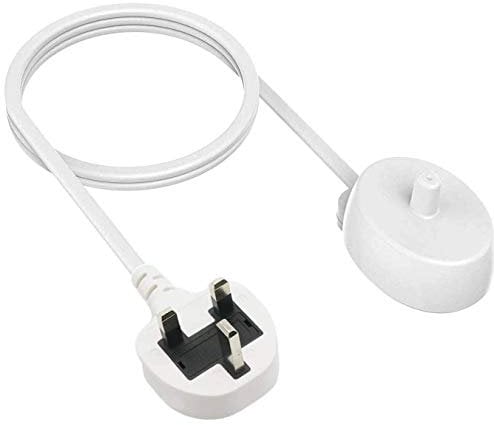 Electric Toothbrush Replacement Charger Base Compatible with Oral B iO3 iO4 iO5 iO6 PRO/DB Series Inductive Charging Base Portable Waterproof Power Cord Environmental ABS Model 3757 for Travel