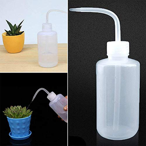 Sahgsa Regadera de riego con regadera de Cuello Largo para Plantas Plantas de Interior de plástico Plantas Colgantes Jardines