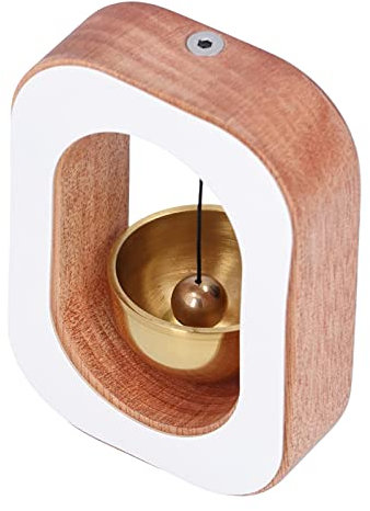 Ladenbesitzer-Klingel Zum Öffnen von Türen, Befestigte Holz-Türklingel, Dekorative Kühlschrankmagnete, Dekorative Holzklingel, Geeignet für Türen, Fenster, Kühlschränke[Mahagoni-]Glockenspiele