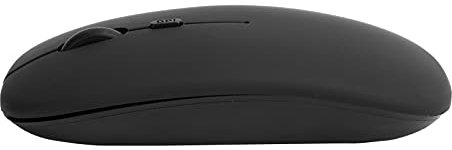 Akozon Souris Silencieuse Noir sans Fil 5.0 Bureau Ordinateur Portable Muet Suivi Optique pour Souris OS X/Mi/Tablettes