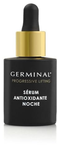 GERMINAL - Antioxidatives Gesichtsserum für Damen, für die Nacht | Anti-Flecken-Serum ab 35 Jahren, korrigiert Flecken, strafft und hellt - alle Hauttypen - 30 ml.