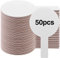 50 Stück trocken abwischbare Antwort-Paddel, Handheld, doppelseitige Paddel, Mini-Whiteboard, kleines Whiteboard, trocken abwischbar, Auktionspaddel für Studenten, Klassenzimmer, Brautparty, Spiele