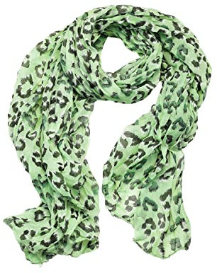 collezione alessandro Schal Leo Chic Made in Italy, mit Seidenanteil 150cm x 80cm