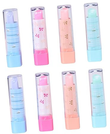 Toyvian 10stücke Lippenstift-radiergummi Kreatives Schreibwaren Radiergummi Für Junge Mädchen Und Studenten Sicher Und Langlebig