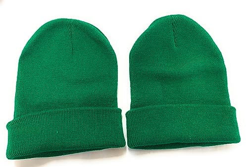 Caprilite 2 x Children's Kids Boys Girls Unisex Winter Knitted Beanie School Hat (Pair) UK
