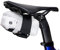 Lumiere & Co. Medium Bike Satteltasche 0,5 L – 14 × 7,5 × 5 cm – schlankes minimalistisches Design, robuster Klettverschluss | 2 Größen verfügbar (Weiß, Mittel)