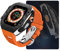 BANDKIT Kit de readaptación de cubierta de fibra de carbono y correa de fluororubber para Apple Watch Ultra 8 de 49 mm, correa de repuesto y funda para iWatch 8 7 de 44 mm y 45 mm, 49mm, Agate