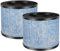 Skydiras F100 True HEPA Repalcement Filter, Compatible with Instant AP100 Air Purifier, Compare to F100 HEPA Filter, Removes Dust/Odors/Allergens, 2-Pack