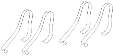 IMIKEYA 4 Stück Schuhspanner Damenschuhe Sandalen Leiterband Für Jalousien Silberne Pumps Hoch Puppenhaus-Kunst Frauen Regal Rostfreier Stahl Fräulein Tragbar Stützpolster