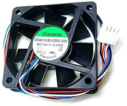 DEMICRATE Cooling Fan For Sunon 12V 0.59W silent fan 6015 60mm 60x60x15mm EC60151B3-Q00U-Q99 4-pin pwm axial fan