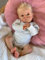 Zero pam Reborn Baby Vollsilikon Lebensecht Puppe Junge 45 cm Lebensechte Babypuppen Junge Babypuppe Wie Echtes Baby Reborn Babys Mit Blondes Haar