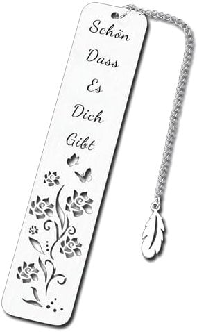 Dankeschön Geschenk für Frauen-Schön dass es Dich gibt,Ruhestand Geschenk,Lesezeichen personalisiert für Frauen,Abschiedsgeschenk für Lehrer,Studenten und Kollegen,Weihnachts und Geburtsta