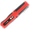 Qusedwey 1 Stück Abisolierzange, Multifunktionaler Tragbarer Stift-Abisolierer, Netzwerkkabel, Draht, Koaxialkabel, Drahtschneider, 10-20 AWG, Rot