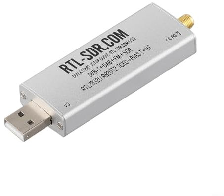 RTL-SDR Blogs V3 RTL2832U R820T2 1PPM TCXO HF BiasT for SMA Software Defineds Radio Receivers