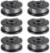 YWNYT Rasentrimmerspule Ersatz für Bosch ART 23 SL 26 SL, EasyGrassCut 18, 23, 26, 18-230, 18-260, 4,9 m x 1,65 mm F016800569/F016800385 Rasentrimmer-Spulen (6 Spulen)
