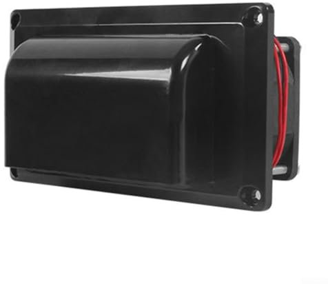 12 V RV-Abluftventilator, Auto seitlich montierte Dunstabzugshaube, Abluftventilator, seitliche Lüftungsventilatoren, Lüftungsventilatoren für Wohnmobil, Wohnwagen, Wohnmobil (schwarz)