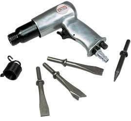 Martello scalpellatore ad aria compressa + 4 scalpelli