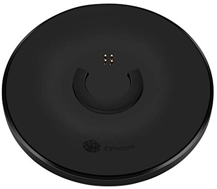 SimpleLife Socle de Chargement Revolve/Socle de Chargement pour Chargeur/Berceau de Chargement sans Fil à Usage intensif pour Bose SoundLink Revolve/Révolution - Noir, 10,6 cm x 10,6 cm x 1,5 cm