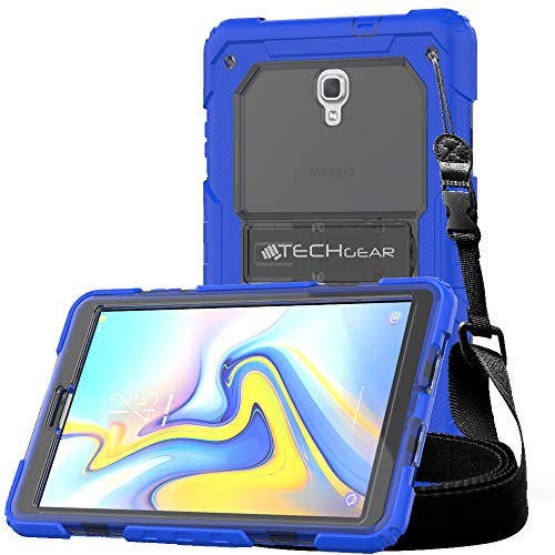 TECHGEAR Vanguard Funda Compatible con Nuevo Samsung Galaxy Tab A 10.5 (SM-T590) - Resistente a Prueba de choques Carcasa con Soporte Integrado y Correa de Hombro conectable