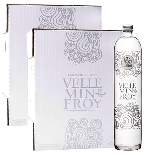 Velleminfroy Eau Minérale Naturelle Plate Bouteille En Verre Prestige 2 Cartons 6 x 0,75 L