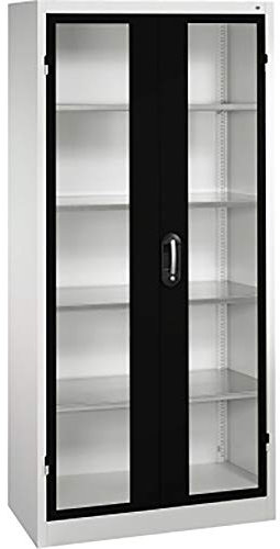C+P Werkzeugschrank 8920055S10049 Fenstertür 1950x930x400mm lgr/sgr