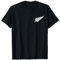 New Zealand Fern Icon NZ Black Proud Kiwi Gift T-Shirt