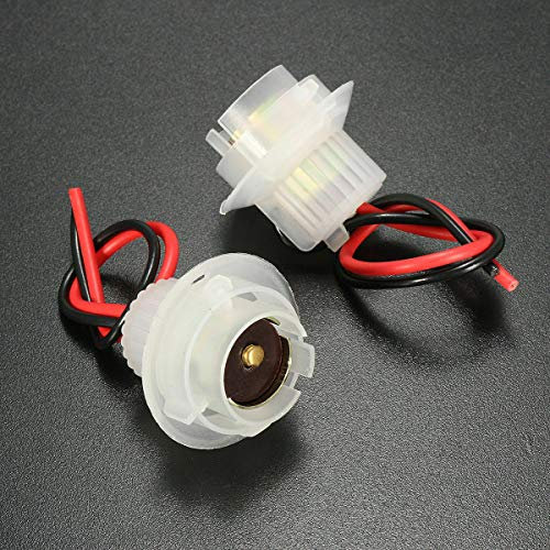Riloer 2x 382 BA15S 1156 Lichtanschluss Buchse Blinker Adapter Halterung