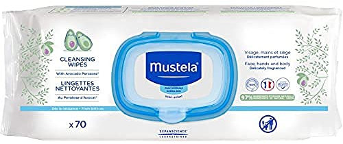 Mustela Avocado Cleansing Wipes 60 Wipes
