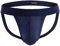 Linemoon Herren Jockstrap Sexy Unterwäsche Athletic Supporters Nylon Jock Straps Male, Marineblau, Medium