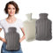 Almineez 2L Hot Water Bottle Body Warmer with Hand Warming Pocket – for Back Neck Shoulder Leg Arthritis Pain Relief Aches Cramp (Grey)