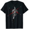 Hardcore Totenkopf mit Windrose auf Machete T-Shirt
